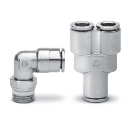 Nickel-Plated Brass Push-In Fittings Series 6000 - Inch