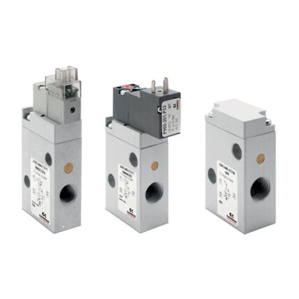 Pneumatically and electropneumatically operated valves Series 8