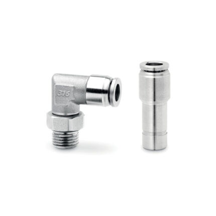 Super-rapid fittings in stainless steel 316L Series X6000