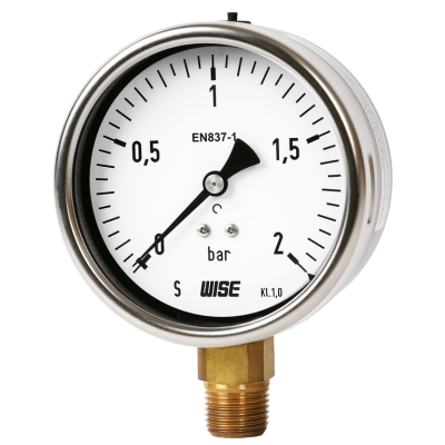 P253 Series_Euro gauge Industrial service pressure gauge (Internal brass)