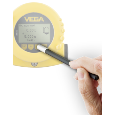 Magnetic pen for display/adjustment module PLICSCOM