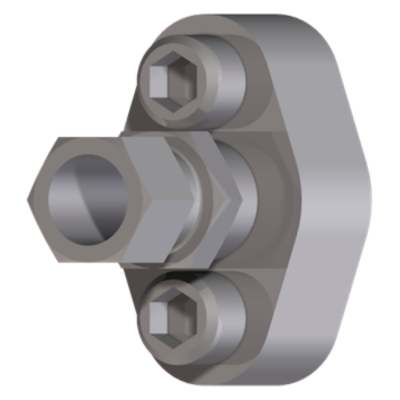 Oval flange adapter